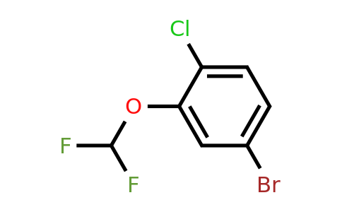 1000575 20 1 4 Bromo 1 Chloro 2 Difluoromethoxy Benzene Moldb