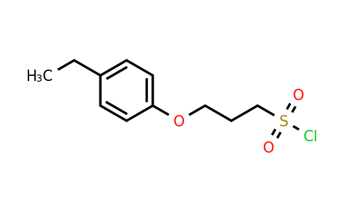 1018271-60-7 | 3-(4-Ethylphenoxy)propane-1-sulfonyl chloride