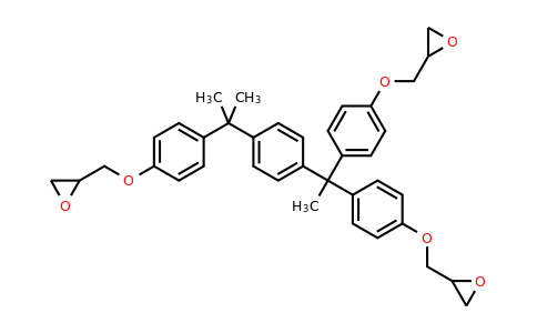 115254-47-2 | 2,2'-((((1-(4-(2-(4-(Oxiran-2-ylmethoxy)phenyl)propan-2-yl)phenyl)ethane-1,1-diyl)bis(4,1-phenylene))bis(oxy))bis(methylene))bis(oxirane)