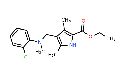 1160245 32 8 Ethyl 4 2 Chlorophenyl Methyl Amino Methyl 3 5