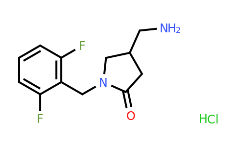 1177296 22 8 4 Aminomethyl 1 2 6 Difluorobenzyl Pyrrolidin 2 One