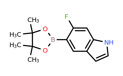 1207623-96-8 | 6-Fluoro-5-(4,4,5,5-tetramethyl-1,3,2-dioxaborolan-2-yl)-1H-indole
