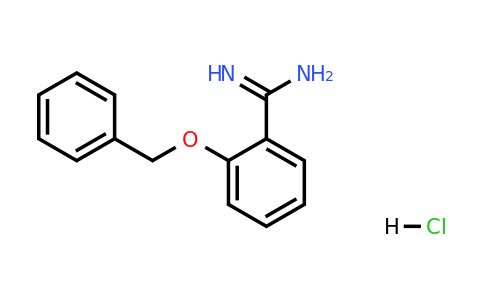 2-(phenylmethoxy)-Benzenecarboximidamide,hydrochloride (1:1)