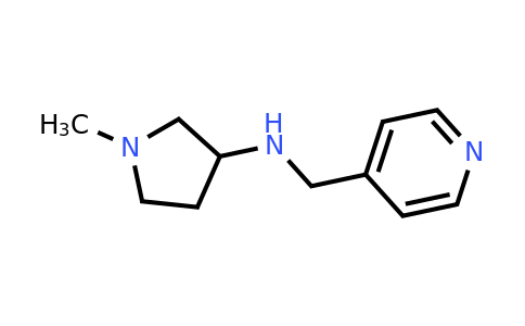 1250197-53-5 | 1-Methyl-N-(pyridin-4-ylmethyl)pyrrolidin-3-amine