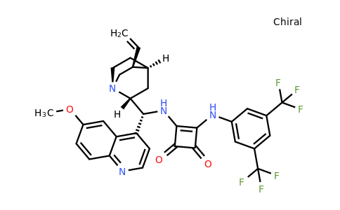 3-[[3,5-Bis(trifluoromethyl)phenyl]amino]-4-[[(9R)-6'-methoxycinchonan-9-yl]amino]-3-cyclobutene-1,2-dione