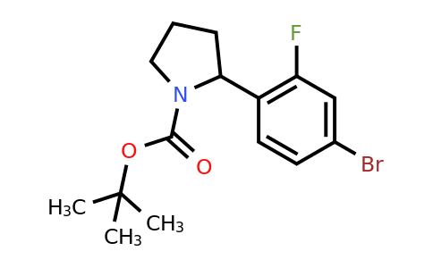 1260877-27-7 | 1-Boc-2-(4-bromo-2-fluoro-phenyl)-pyrrolidine