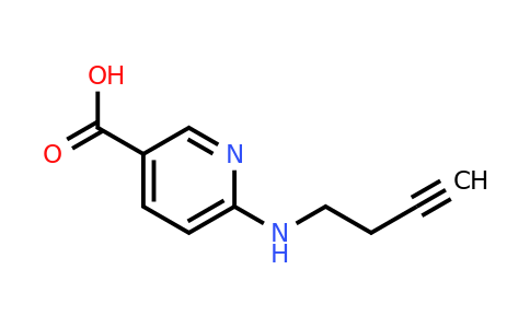 1339370-80-7 | 6-(But-3-yn-1-ylamino)nicotinic acid