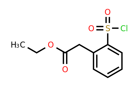 Ethyl 2-[2-(chlorosulfonyl)phenyl]acetate
