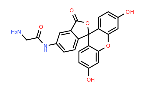 2-Amino-N-(3',6'-dihydroxy-3-oxo-3H-spiro[isobenzofuran-1,9'-xanthen]-5-yl)acetamide