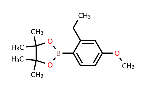 1674364-13-6 | 2-(2-Ethyl-4-methoxyphenyl)-4,4,5,5-tetramethyl-1,3,2-dioxaborolane