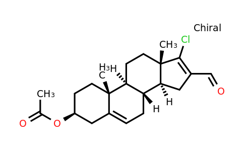 (3S,8R,9S,10R,13S,14S)-17-chloro-16-formyl-10,13-dimethyl-2,3,4,7,8,9,10,11,12,13,14,15-dodecahydro-1H-cyclopenta[a]phenanthren-3-yl acetate