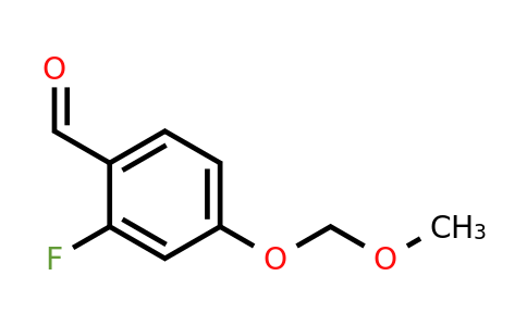 2025821 71 8 2 Fluoro 4 Methoxymethoxy Benzaldehyde Moldb