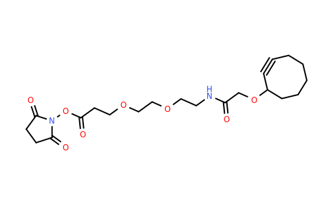Cyclooctyne-O-amido-PEG2-NHS ester