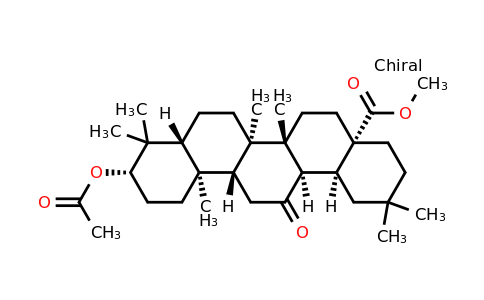 Methyl (4aS,6aR,6bR,8aR,10S,12aR,12bR,14aR,14bS)-10-acetoxy-2,2,6a,6b,9,9,12a-heptamethyl-14-oxoicosahydropicene-4a(2H)-carboxylate