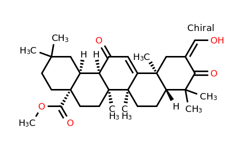 Methyl (4aS,6aS,6bS,8aR,12aS,14aR,14bS,Z)-11-(hydroxymethylene)-2,2,6a,6b,9,9,12a-heptamethyl-10,14-dioxo-1,3,4,5,6,6a,6b,7,8,8a,9,10,11,12,12a,14,14a,14b-octadecahydropicene-4a(2H)-carboxylate