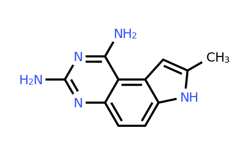 8-Methyl-7H-pyrrolo[3,2-f]quinazoline-1,3-diamine