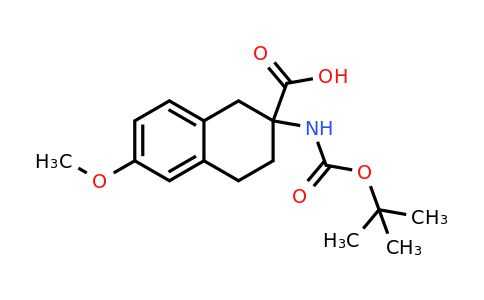 885274-19-1 | 2-Boc-amino-6-methoxy-1,2,3,4-tetrahydro-naphthalene-2-carboxylic acid