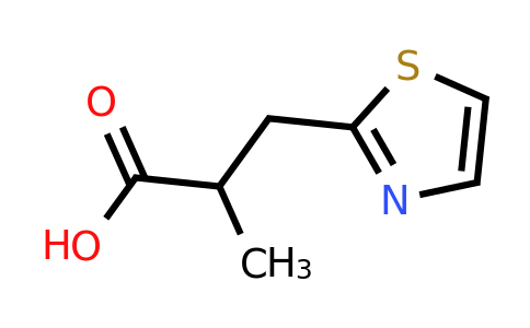2-Methyl-3-(thiazol-2-yl)propanoic acid