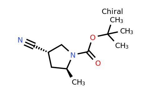 1004750-57-5 | Tert-butyl(2s,4s)-4-cyano-2-methyl-pyrrolidine-1-carboxylate