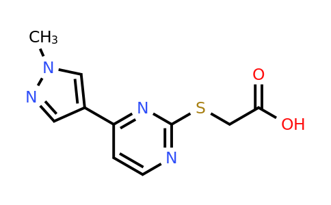 1006334-23-1 | 2-{[4-(1-methyl-1h-pyrazol-4-yl)pyrimidin-2-yl]sulfanyl}acetic acid