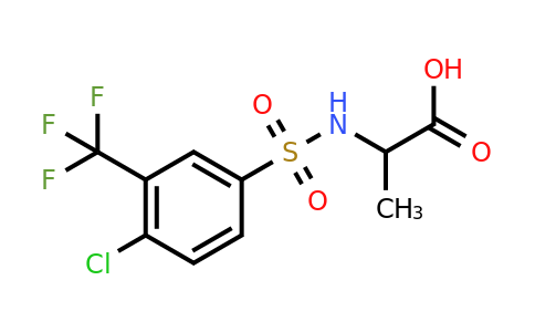 1008594-59-9 | 2-[4-Chloro-3-(trifluoromethyl)benzenesulfonamido]propanoic acid