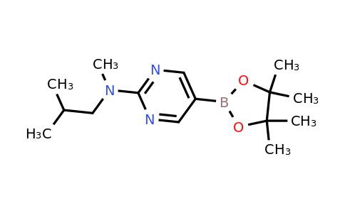 1015242-06-4 | N-isobutyl-N-methyl-5-(4,4,5,5-tetramethyl-1,3,2-dioxaborolan-2-yl)pyrimidin-2-amine