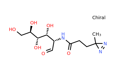 3-(3-Methyl-3H-diazirin-3-yl)-N-((2S,3R,4S,5R)-3,4,5,6-tetrahydroxy-1-oxohexan-2-yl)propanamide