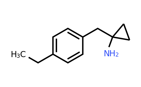 1017184-55-2 | 1-(4-Ethylbenzyl)cyclopropan-1-amine