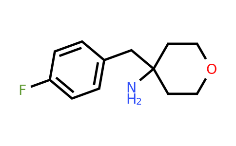 4-(4-Fluorobenzyl)tetrahydro-2h-pyran-4-amine