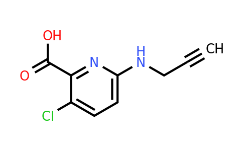 1020948-43-9 | 3-Chloro-6-(prop-2-yn-1-ylamino)picolinic acid