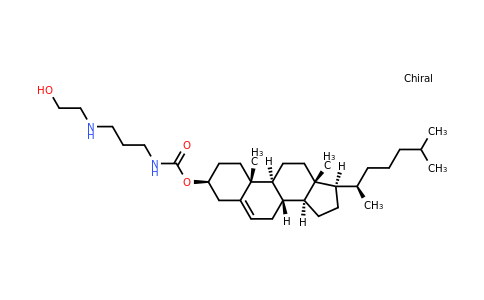 1027801-73-5 | Cholest-5-en-3-ol (3β)-, 3-[N-[3-[(2-hydroxyethyl)amino]propyl]carbamate]