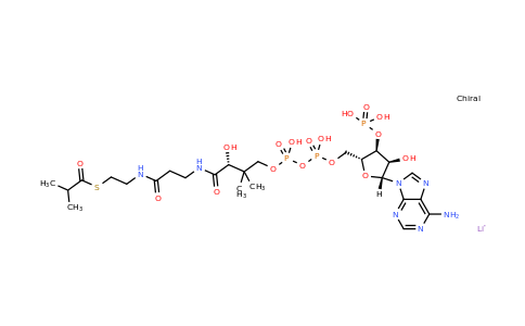 Isobutyryl coenzyme A lithium salt