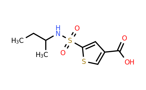 1040026-36-5 | 5-(n-(Sec-butyl)sulfamoyl)thiophene-3-carboxylic acid