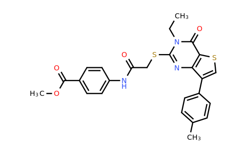 1040651-52-2 | Methyl 4-(2-((3-ethyl-4-oxo-7-(p-tolyl)-3,4 ...