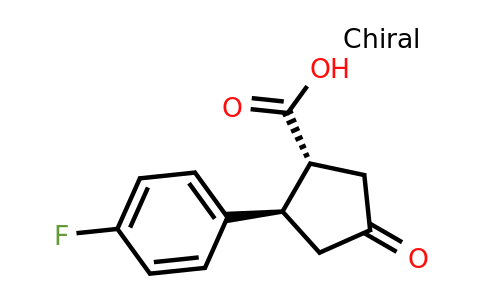 104201-85-6 | rel-(1R,2R)-2-(4-fluorophenyl)-4-oxocyclopentane-1-carboxylic acid