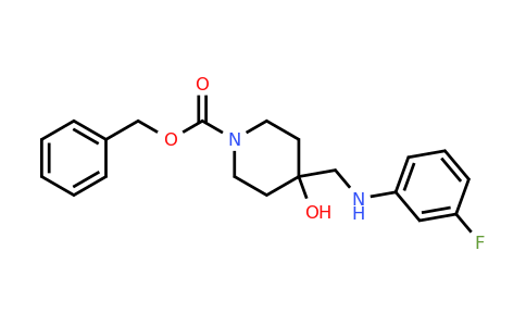 1047655-89-9 | Benzyl 4-(((3-fluorophenyl)amino)methyl)-4-hydroxypiperidine-1-carboxylate