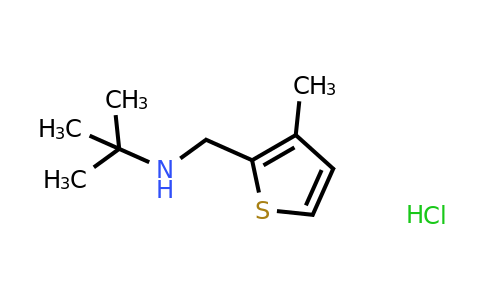 1050479-95-2 | 2-Methyl-N-((3-methylthiophen-2-yl)methyl)propan-2-amine hydrochloride