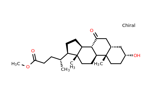 (R)-Methyl 4-((3R,5S,8R,9S,10S,13R,14S,17R)-3-hydroxy-10,13-dimethyl-7-oxohexadecahydro-1H-cyclopenta[a]phenanthren-17-yl)pentanoate