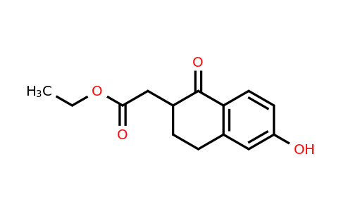 105806-38-0 | Ethyl 2-(6-hydroxy-1-oxo-1,2,3,4-tetrahydronaphthalen-2-yl)acetate