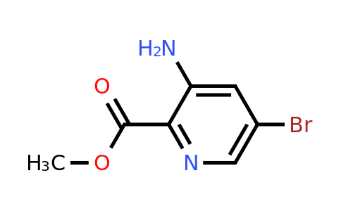 1072448-08-8 | Methyl 3-amino-5-bromopyridine-2-carboxylate