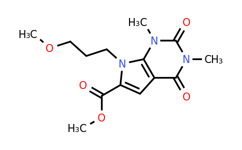 1086386-38-0 | Methyl 7-(3-methoxypropyl)-1,3-dimethyl-2,4-dioxo-2,3,4,7-tetrahydro-1H-pyrrolo[2,3-d]pyrimidine-6-carboxylate