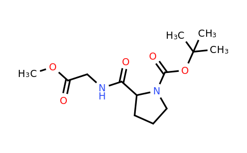 1097194-13-2 | tert-Butyl 2-((2-methoxy-2-oxoethyl)carbamoyl)pyrrolidine-1-carboxylate