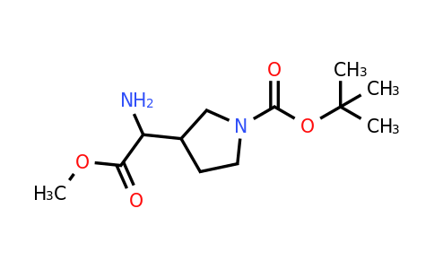 1135916-70-9 | tert-Butyl 3-(1-amino-2-methoxy-2-oxoethyl)pyrrolidine-1-carboxylate