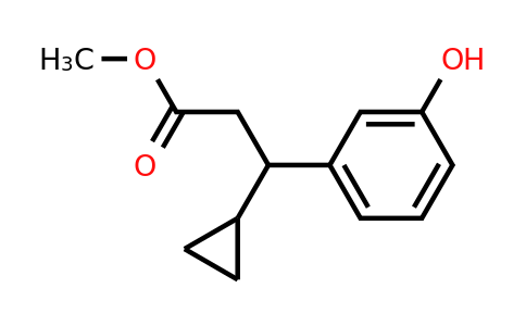 1142224-62-1 | Methyl 3-cyclopropyl-3-(3-hydroxyphenyl)propanoate