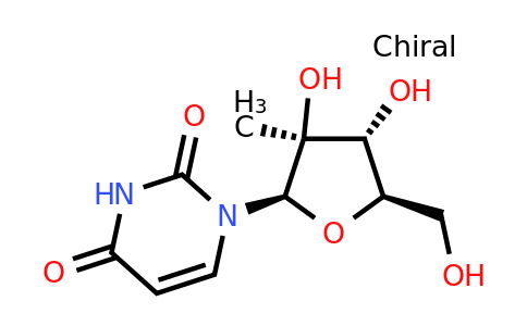 1-((2R,3S,4R,5R)-3,4-dihydroxy-5-(hydroxymethyl)-3-methyltetrahydrofuran-2-yl)pyrimidine-2,4(1H,3H)-dione