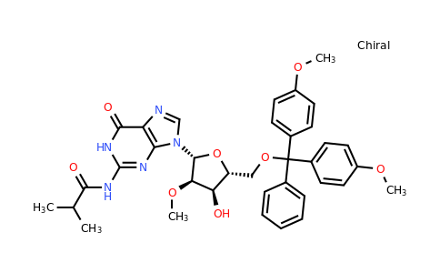 5'-O-[Bis(4-methoxyphenyl)phenylmethyl]-2'-O-methyl-N-(2-methyl-1-oxopropyl)guanosine