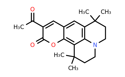 10-Acetyl-1,1,7,7-tetramethyl-2,3,6,7-tetrahydro-1H-pyrano[2,3-f]pyrido[3,2,1-ij]quinolin-11(5H)-one