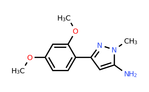 1152666-89-1 | 3-(2,4-Dimethoxyphenyl)-1-methyl-1h-pyrazol-5-amine