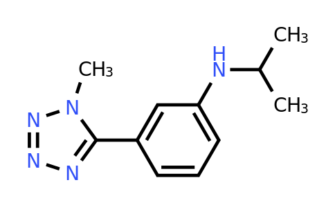 1153008-15-1 | n-Isopropyl-3-(1-methyl-1h-tetrazol-5-yl)aniline