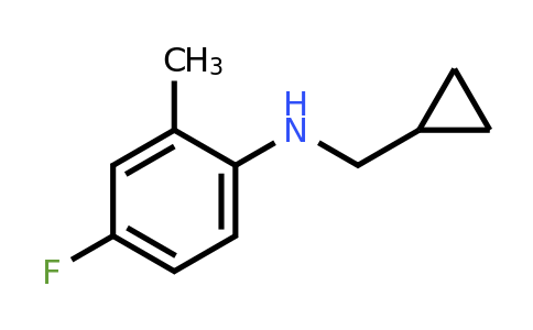 1154342-07-0 | n-(Cyclopropylmethyl)-4-fluoro-2-methylaniline